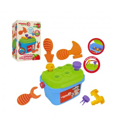 BAULETTO SVITA ATTREZZI CON 10 ELEMENTI 12-36M GLOBO GIOCHI