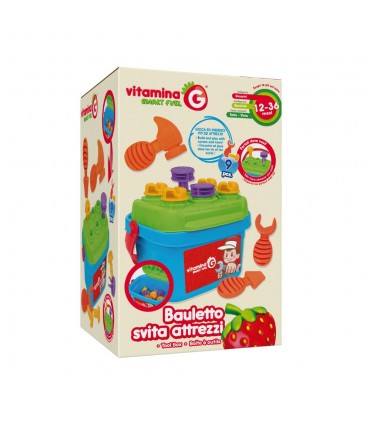 BAULETTO SVITA ATTREZZI CON 10 ELEMENTI 12-36M GLOBO GIOCHI