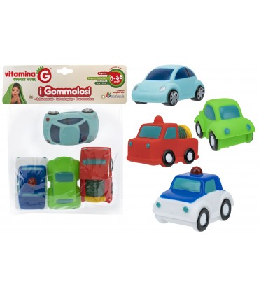 VITAMINA G I GOMMOLOSI AUTO SOFFICI E MORBIDE 0-36M GLOBO GIOCHI