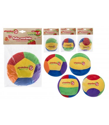 VITAMINA G PALLA MORBIDA CON SONAGLI 0+M 1PZ GLOBO GIOCHI