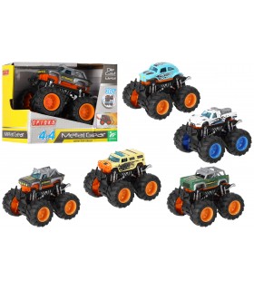 METAL GEAR MOSTER TRUCK 4X4 IN METALLO CON PARTI IN PLASTICA MOVIMENTO A FRIZIONE +3 GLOBO GIOCHI