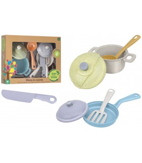SET DA CUCINA CON PEZZI IN BIOPLASTICA 24M+ GLOBO GIOCHI