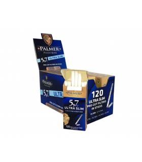 Filtri PALMER ultra slim 5,7 MM L.15 MM CONF. 20 box DA 120 FILTRI