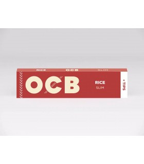 CARTINA OCB RICE SLIM + FILTRI IN CARTA IN VERA CARTA DI RISO conf. da 32 blocchetti
