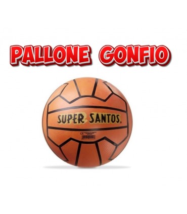 Pallone GONFIO Super Santos in Plastica Bio DIAM. 230 MM
