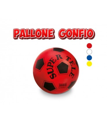 Pallone GONFIO Supertele in Plastica Bio DIAM. 230 MM colori assortiti