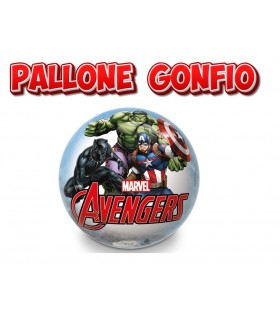 Pallone GONFIO IN PLASTICA Bio The Avengers D.230 mm