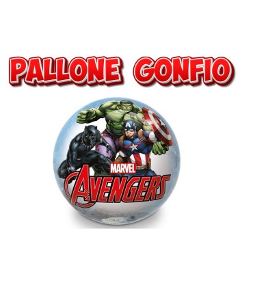 Pallone GONFIO IN PLASTICA Bio The Avengers D.230 mm