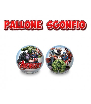 PALLONE SGONFIO IN PLASTICA BIO Avengers D.140  MM