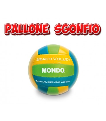 PALLONE SGONFIO BEACH VOLLEY MONDO SIZE 5 DISPONIBILE IN 3 COLORI