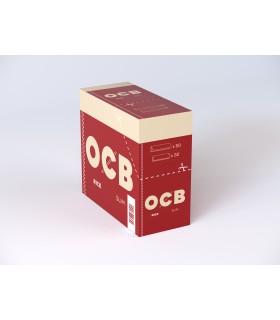 CARTINA OCB RICE LUNGHE SLIM IN VERA CARTA DI RISO conf. 50 BLOCCHETTI DA 32 CARTINE