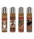 Accendino Clipper Large WESTERN RODEO conf. 48 pz. assortiti con 4 grafiche