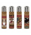 Accendino Clipper Large WESTERN RODEO conf. 48 pz. assortiti con 4 grafiche