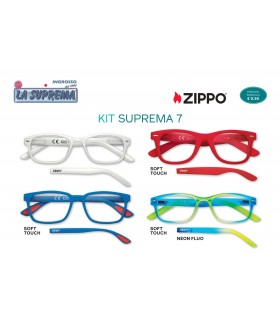Ricarica Occhiali da Lettura Zippo kit Suprema 7 da 4 pz. Diottria + 2.00