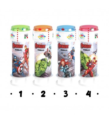 Bolle di Sapone  DULCOP AVENGERS & PRINCESS da 60ml conf. 36 pz.