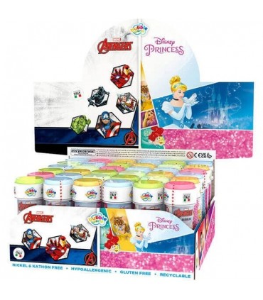 Bolle di Sapone  DULCOP AVENGERS & PRINCESS da 60ml conf. 36 pz.