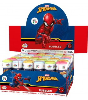 Bolle di Sapone Dulcop Spiderman da 60ml conf. 36 pz.