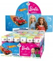 Bolle di Sapone Dulcop BARBIE&HOT WHEELS da 60ml conf. 36 pz.
