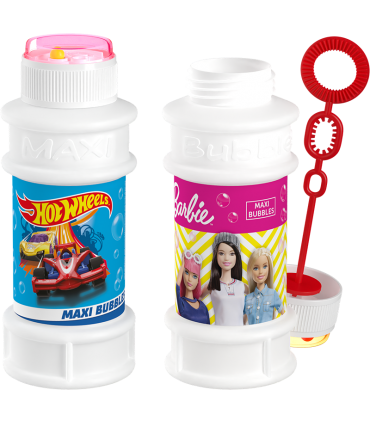Bolle di Sapone Dulcop  barbie&hot wheels da 175ml conf. 16 pz.