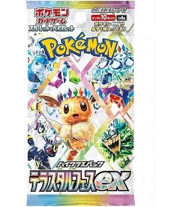 CARTE COLLEZIONABILI POKEMON TERASTAL BOX  CONF. DA 10 BUSTINE CON 10 CARTE BOX GIAPPONESE