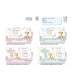 Biglietto CROMO PRIMA COMUNIONE PORTASOLDI CON LAVORAZIONE IN ORO E INTERNO A COLORI CONF. 12 PZ. ASSORTITI
