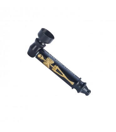 Pipette champ high black scheletro in metallo e plastica L.8 cm. assortiti in 2 colori Expo da 12 pz.