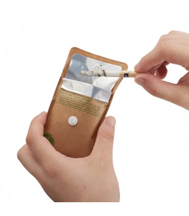 Posacenere Tascabile Champ in Carta Kraft Riciclata Expo da 24 pz. colori assortiti