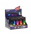 Accendino ELETTRONICO Prof EASY TORCH TURBO blueflame anodizzato conf. 12 pz. assortito con 4 colori