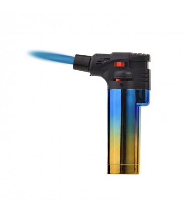 Accendino ELETTRONICO Prof EASY TORCH TURBO blueflame anodizzato conf. 12 pz. assortito con 4 colori