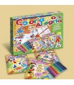 Scatola Coloriamo in Allegria con Album e Pennarelli EDIZIONE MARCA STELLA