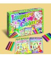 Scatola Imparo e Coloro con Album da colorare e Pennarelli e Matite EDIZIONE MARCA STELLA