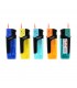 Accendino Atomic Turbo ELETTRONICO  REDFLAME COLORATO TRASPARENTE conf. 50 pz. COLORI ASSORTITI