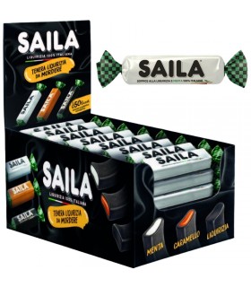 SAILA LIQUIRIZIA CON RIPIENO ALLA MENTA STICK SOFFICE  19gr CONF. 100 PZ.