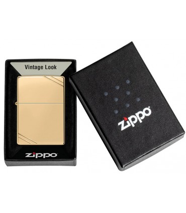 ZIPPO VINTAGE BRASS LUCIDO GOLD