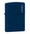 Zippo Logo Blu NAVY MATTE