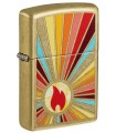 ZIPPO Beaming Flame Design