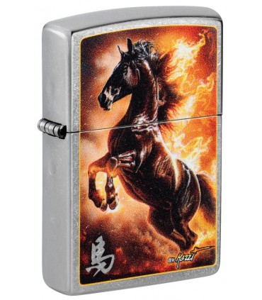 ZIPPO MAZZI Fire Stallion Design