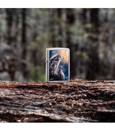 ZIPPO MAZZI Wolf Pack Design