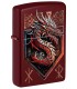 ZIPPO RED DRAGON DESIGN
