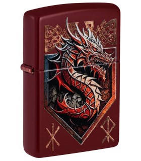 ZIPPO RED DRAGON DESIGN