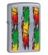ZIPPO Leaf Rasta Design