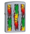 ZIPPO Leaf Rasta Design