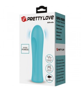 PRETTY LOVE VIBRATORE VERDE ACQUA IN SILICONE CON 12 VELOCITA DI VIBRAZIONE RICARICABILE