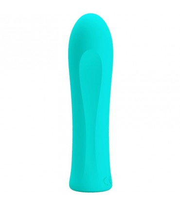 PRETTY LOVE VIBRATORE VERDE ACQUA IN SILICONE CON 12 VELOCITA DI VIBRAZIONE RICARICABILE