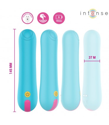 INTESE CLAUDIA PENETRAZIONE CON TAPING RITMICO IN SILICONE CON 10 VELOCITA DI VIBRAZIONE RICARICABILE