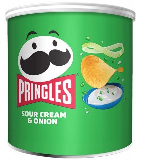 PRINGLES SOUR CREAM&ONION 40GR. CONF. DA 12 PZ.