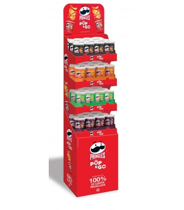 PRINGLES 40GR. EXPO DA TERRA DA 144 PZ. ASSORTITI