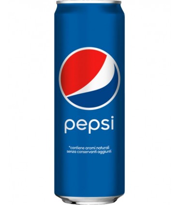 PEPSI COLA LATTINA DA 330ml CARTONE DA 12 PZ. SCADENZA 30/04/2026