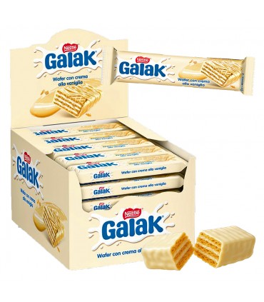 GALAK WAFER CON CREMA ALLA VANIGLIA 30G. CONF.30 PZ.