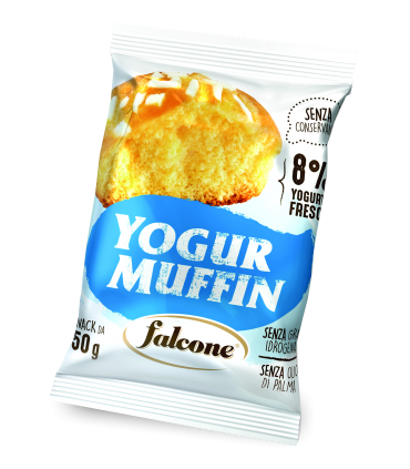 YOGUR MUFFIN DOLCIARIA FALCONE  50gr EXPO DA 18 PZ.